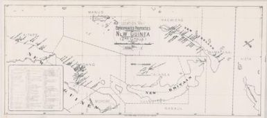 [Papua New Guinea thematic map series 1943-1944]: Location map exproperties New Guinea (2nd group)