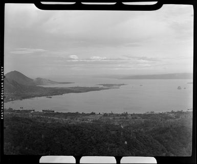 City and harbour, Rabaul, New Britain, Papua New Guinea