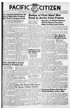 The Pacific Citizen, Vol. 26 No. 13 (March 27, 1948)
