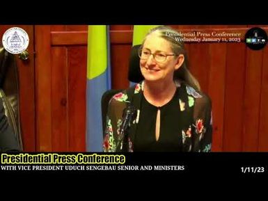 PRESIDENTAL PRESS CONFERENCE