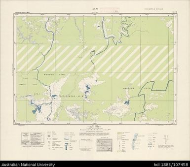 Indonesia, Western New Guinea, Kepi, Series: Nederlands-Nieuw-Guinea, Sheet 24-W, 1956, 1:100 000