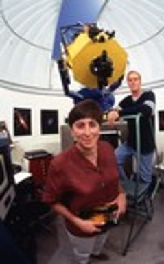 Students at the Keck Observatory in Hawaii.