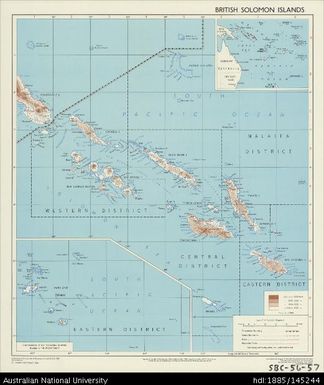 Solomon Islands, 1964, 1:2 750 000