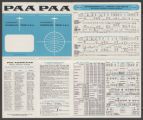 Pan American World Airways condensed schedules from U.S.A., June 1, 1958