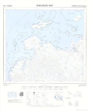 Fiji 1:50,000: Rukuruku Bay (Sheet Vanua Levu 3)