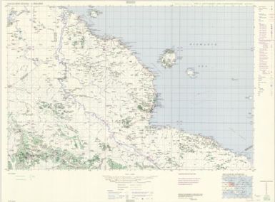 Papua New Guinea 1:500 000 settlement and communication (Sheet PNG  6)