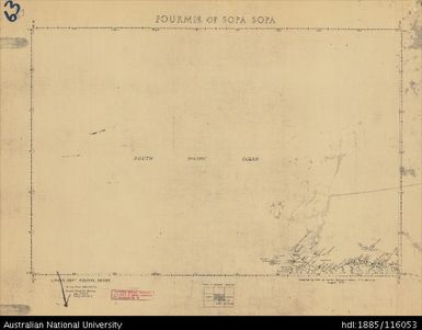 Papua New Guinea, Fourmil of Sopa Sopa, Fourmil series, Sheet 63, 1957, 1:253 440