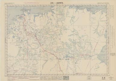 Australian aeronautical map: Darwin (Sheet D6)