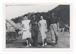 Doreen Seeto, Johnson Seeto, Winnie Chan, and Captain Dowsett, Rabaul, c1946 to ?