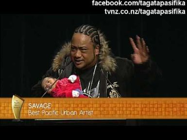 Savage best pacific urban artist 2010 S3 Pacific Music Awards