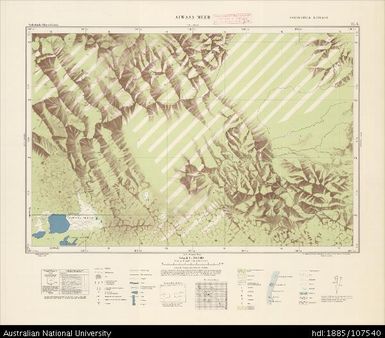 Indonesia, Western New Guinea, Aiwasa Meer, Series: Nederlands-Nieuw-Guinea, Sheet 15-L, 1957, 1:100 000