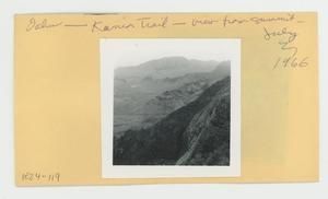 [View from Kunia summit in Hawaii, envelope IE24-119]