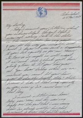 [Letter from James Patrick to Mary Jean Ross - November 25, 1944]