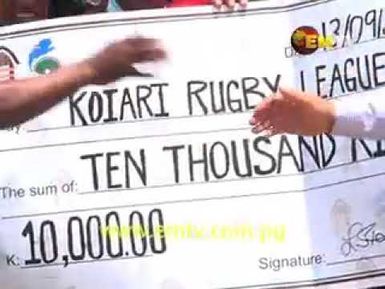 Koiari Rugby League Receives 10K Boost