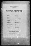 Patrol Reports. Western District, Lake Murray, 1962 - 1963