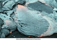 Pahoehoe flow forming 2