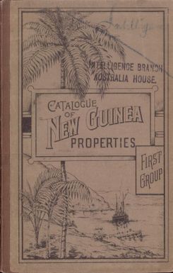 Sale of expropriated properties (first group) in the territories of New Guinea and Papua.