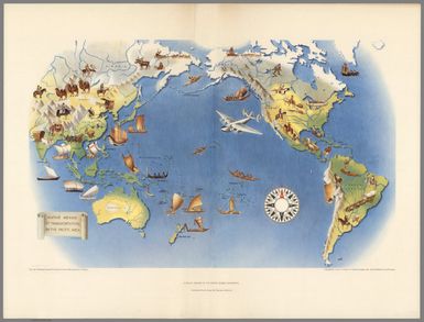 Plate VI. Native Means of Transportation in the Pacific Area. Pageant of the Pacific.