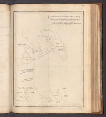 Plan of Lampon Bay on the East Coast of Luzon by Manuel Galves, 1754