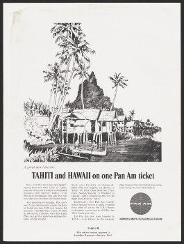 TAHITI and HAWAII on one Pan Am ticket