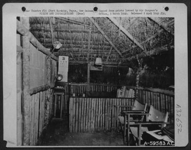 Flight Surgeon'S Office 35Th Fighter Group, Headquarters, Port Moresby, Papua, New Guinea, March 1943. (U.S. Air Force Number A59583AC)