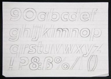 Churchward Legible Bold Italic Sketch