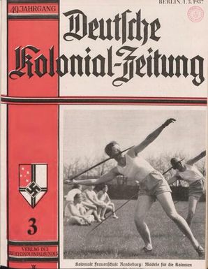 Deutsche Kolonialzeitung, 49. Jg. 1. März 1937, Heft 3.