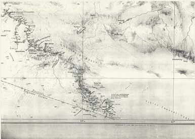 [Photocopies of part of Jack Fryers map drawn enroute Bena Bena to Lurni] (J.R. Black Map Collection / Item 155)