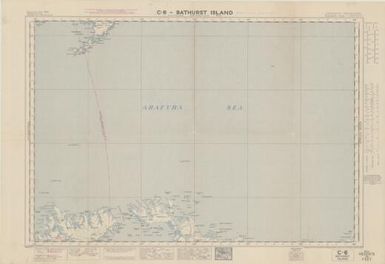 Australian aeronautical map: Bathurst Island (Sheet C6)