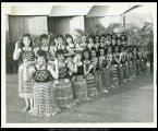 Maori group photo (Girls) of the Polynesian Panorama