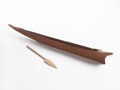 Model Paopao (dugout canoe)