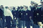 Territory sports team leaving for overseas games, Port Moresby, [Papua New Guinea, Feb] 1963