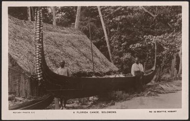 A Florida canoe, Solomons