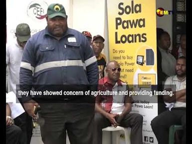 FARMERS THANKS GOVERNMENT