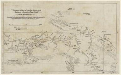 Provisional chart of the river basin of the Kaiserin Augusta River "Sepik", Kaiser Wilhelmsland / according to the latest explorations particularly from the surveys of Dr W. Behrmann compiled by M Moisel Nov 1913