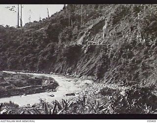 BULOLO, NEW GUINEA. 1943-08-12. BULOLO VALLEY THREE MONTHS AFTER THE CESSATION OF FIGHTING IN THE AREA