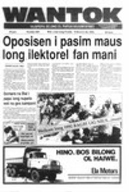 Wantok Niuspepa--Issue No. 0920 (February 20, 1992)