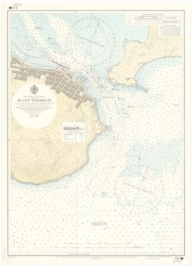 [New Zealand hydrographic charts]: New Zealand - South Island. Bluff Harbour. (Sheet 6721)