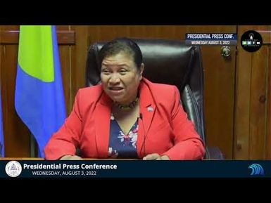 Presidential Press Conference (August 3, 2022)