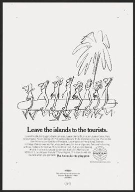 Leave the islands to the tourists.