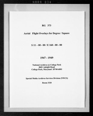 Overlay indexes for degree square 11S160E