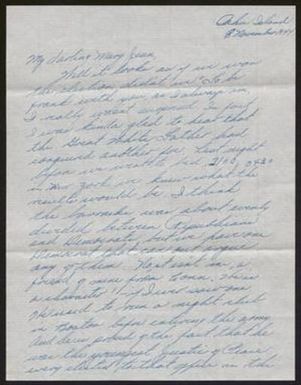 [Letter from James Patrick to Mary Jean Ross - November 8th, 1944]