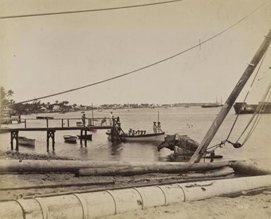 Apia (Samoa) after the Hurricane