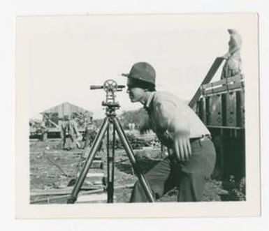 [Soldier Looking Through a Telescope]