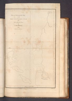 Plan of Hurlock's Bay on the Island Good Fortune or Porah with The adjacent Islands by C. John Whiteway, 1750