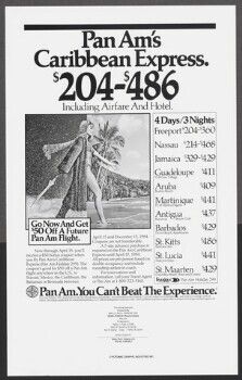 Pan Am's Caribbean Express. $204-$486