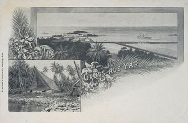 Gruss aus yap (from Albert Ellis Ocean Island Photograph Album)