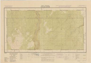 New Guinea 1:25,000 series (Kwama River)