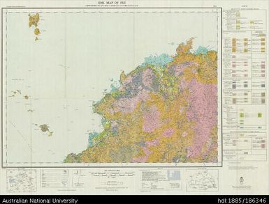 Fiji, Soil Map of Fiji, North-western Viti Levu, Malolo, Mamanuca and part Yasawa Group, Sheet 4, 1961, 1:126 720