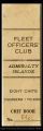 Fleet Officers Club, Chit book